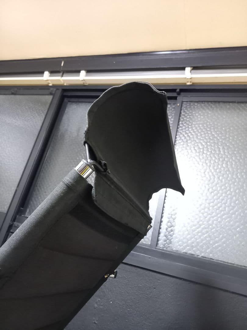 1970's　スペースエイジ　パーソナル　チェア　ポストモダン　ブラック　メタル