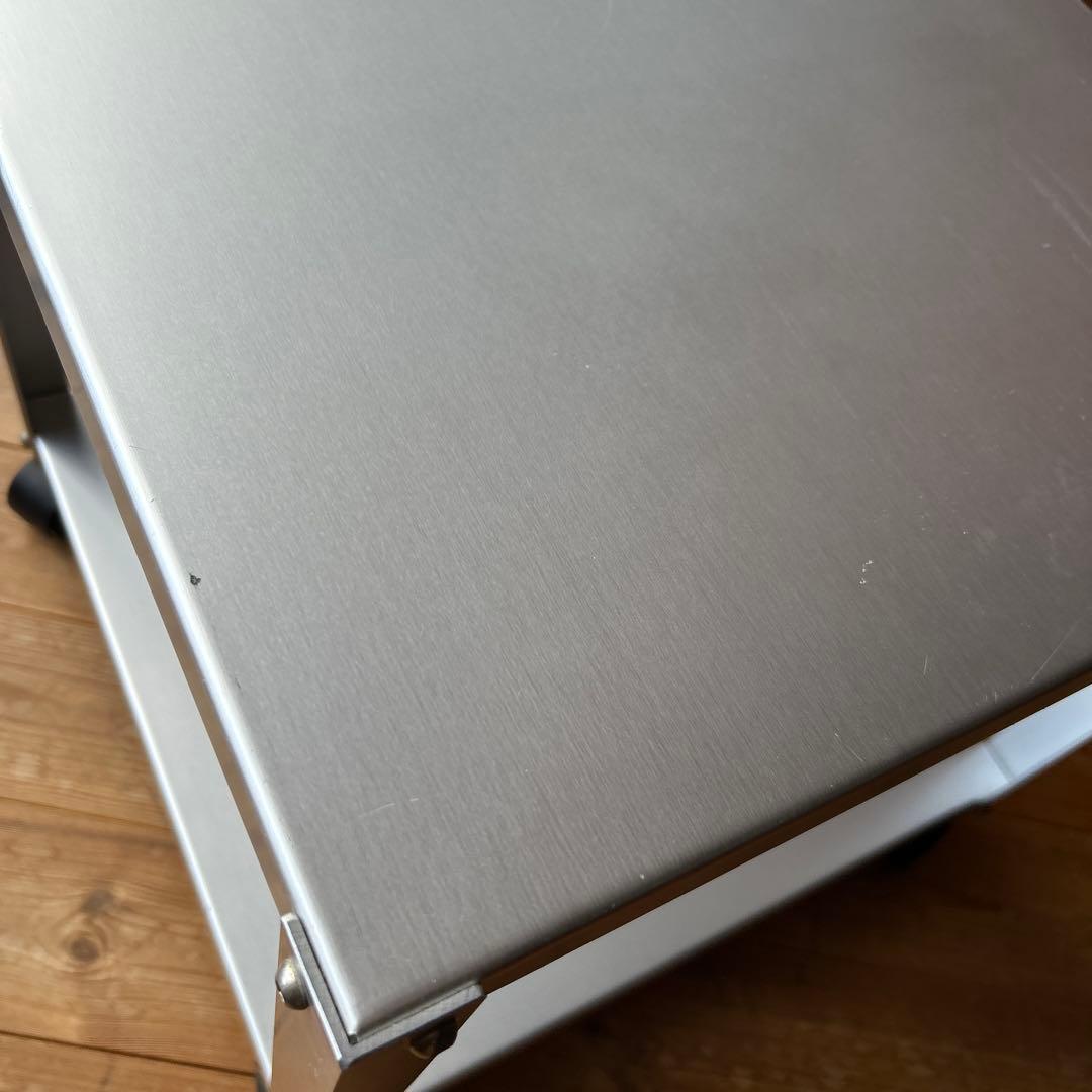 無印良品 アルミ ローテーブル ワゴン (小) サイドテーブル