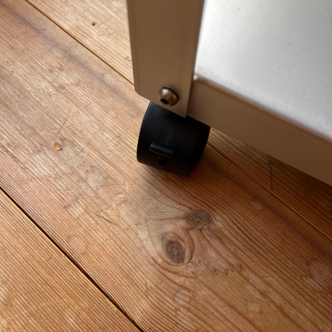 無印良品 アルミ ローテーブル ワゴン (小) サイドテーブル