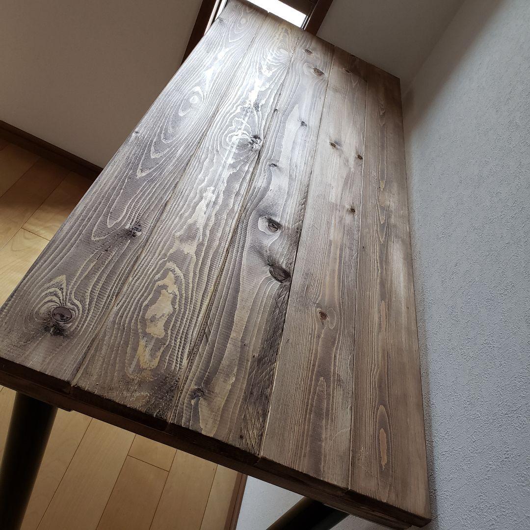 110×36 カウンターテーブル　アンティーク　ウォールナットワックス仕上げ