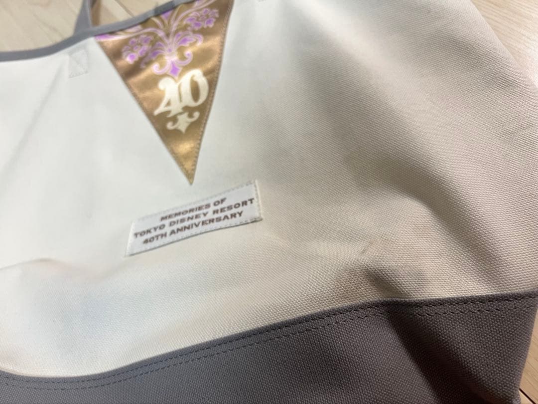 ディズニーランド　40周年　ガーランド　トートバッグ　ミニーマウス　Lサイズ
