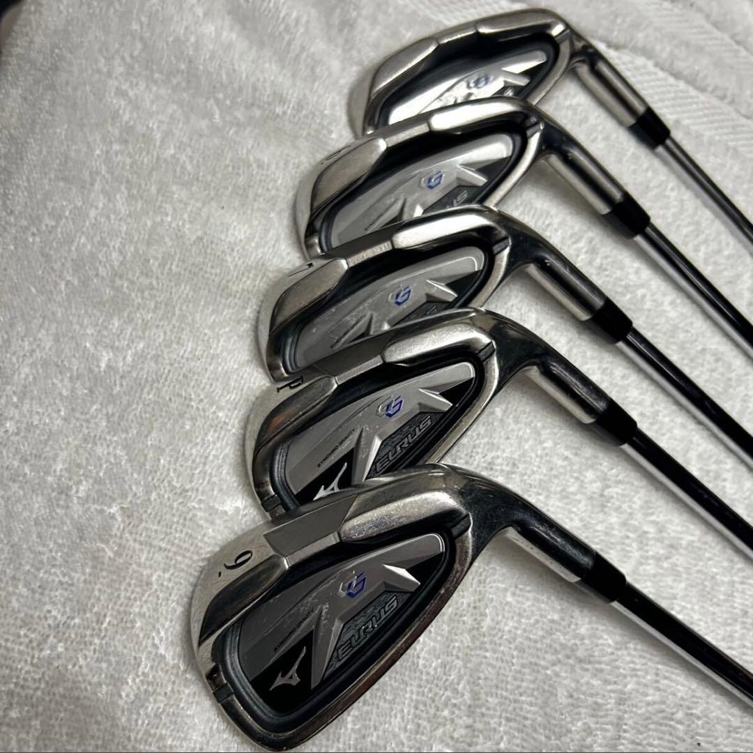 7本セット ミズノ EURUS G6 #6〜PW、50°、56° FST1170