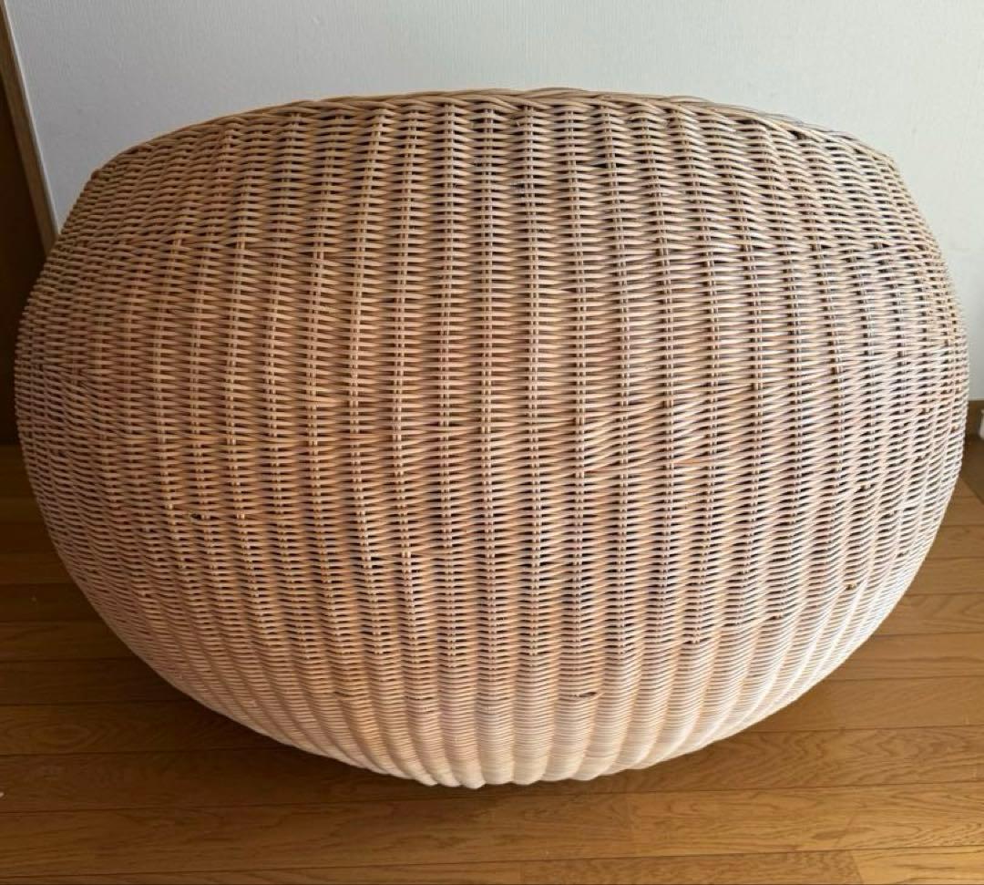 藤ラタンアームチェア　椅子　スツール　座椅子