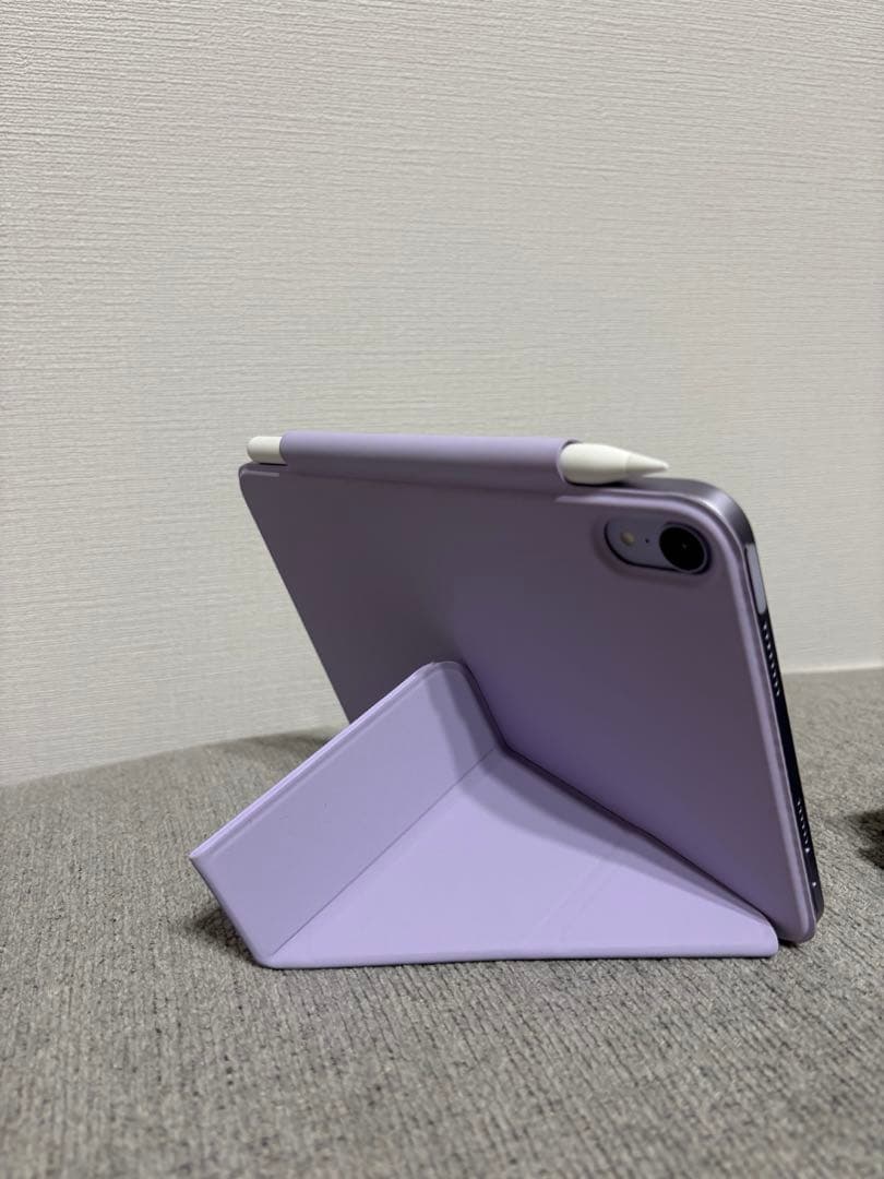 iPad本体 パープル カバー付き Apple Pencil