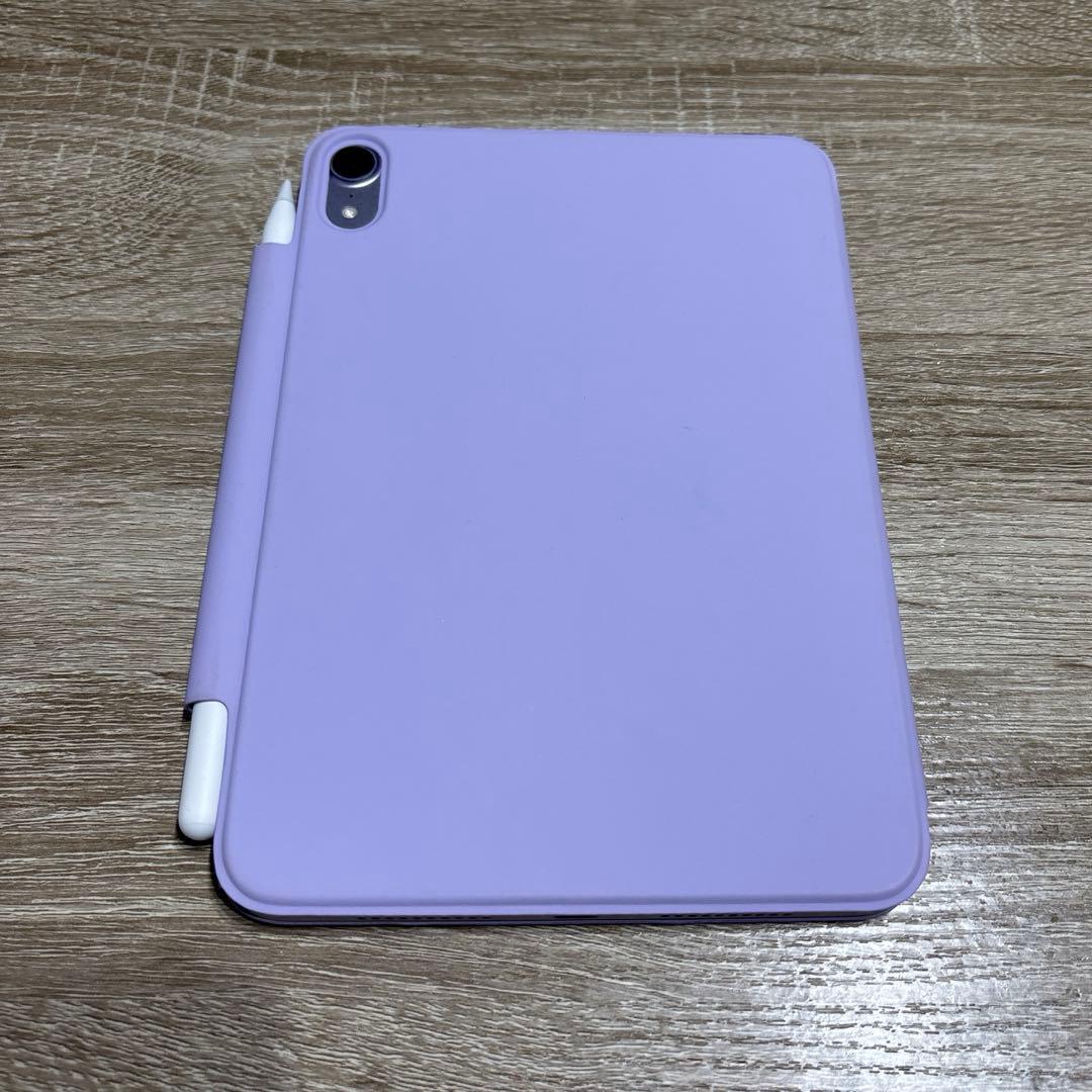 iPad本体 パープル カバー付き Apple Pencil