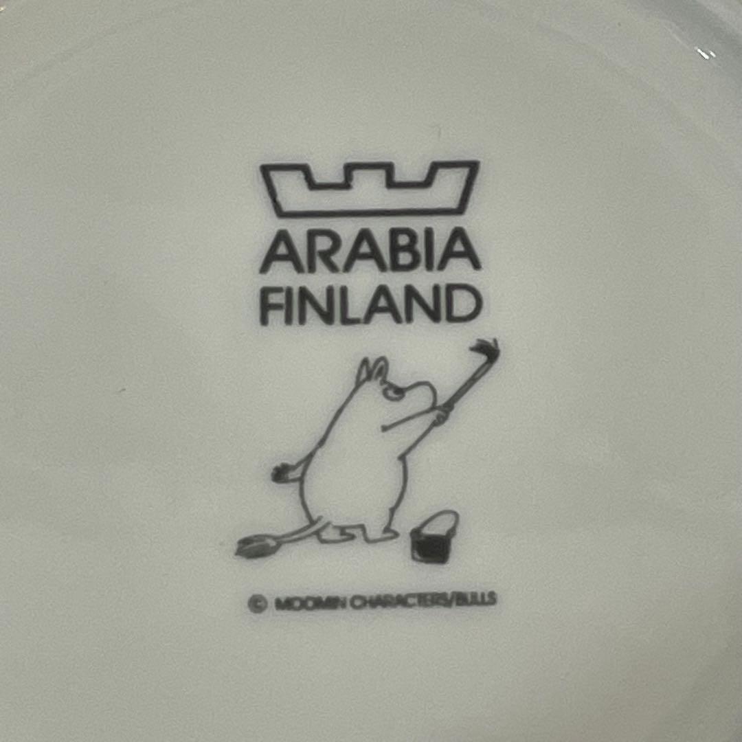 廃盤　イッタラ　アラビア　ムーミン　プレート&マグカップ　チルドレン　リーフ柄