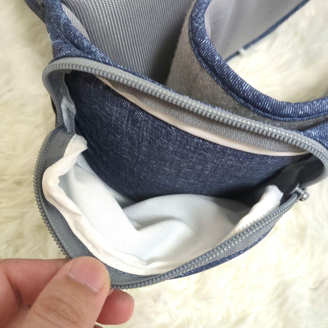 ポグネー × ミキハウス 抱っこ紐 デニム調