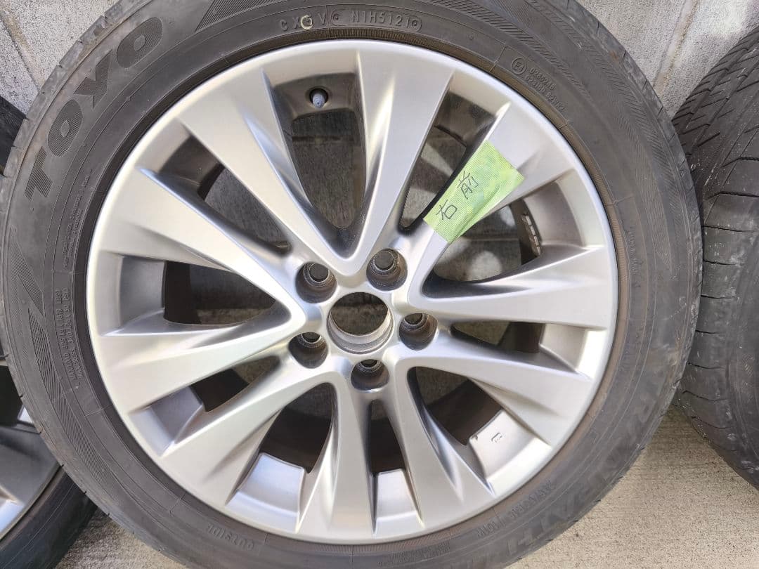 【送料込】アルファード純正ホイール、夏タイヤ４本セット