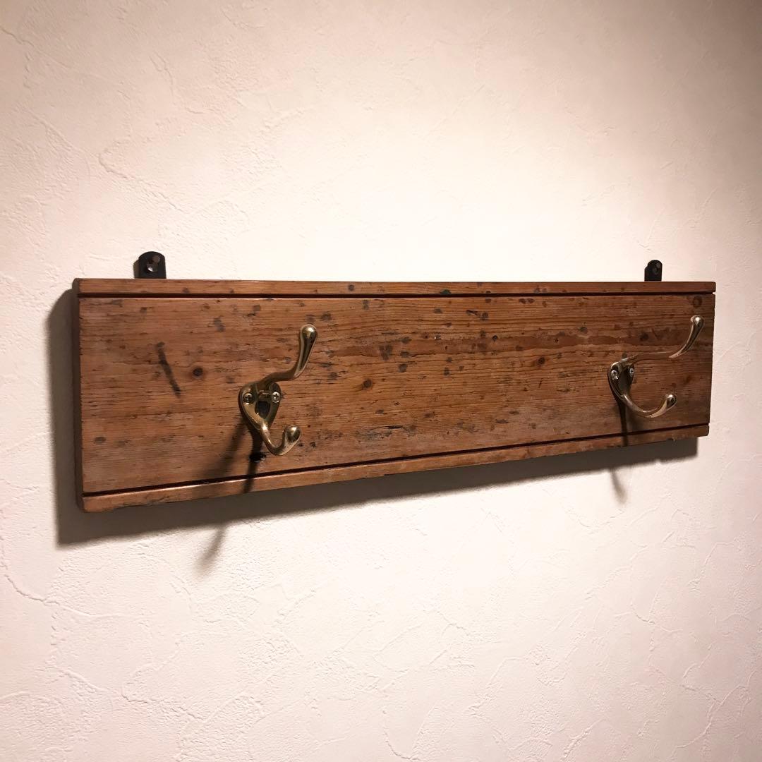 オールドパイン　壁掛け コート掛け フック