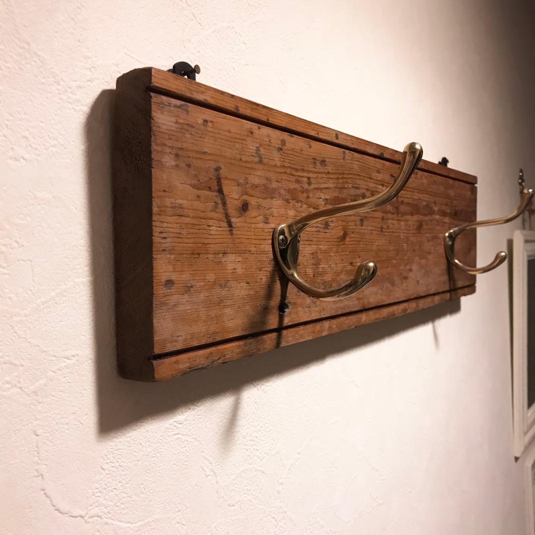 オールドパイン　壁掛け コート掛け フック