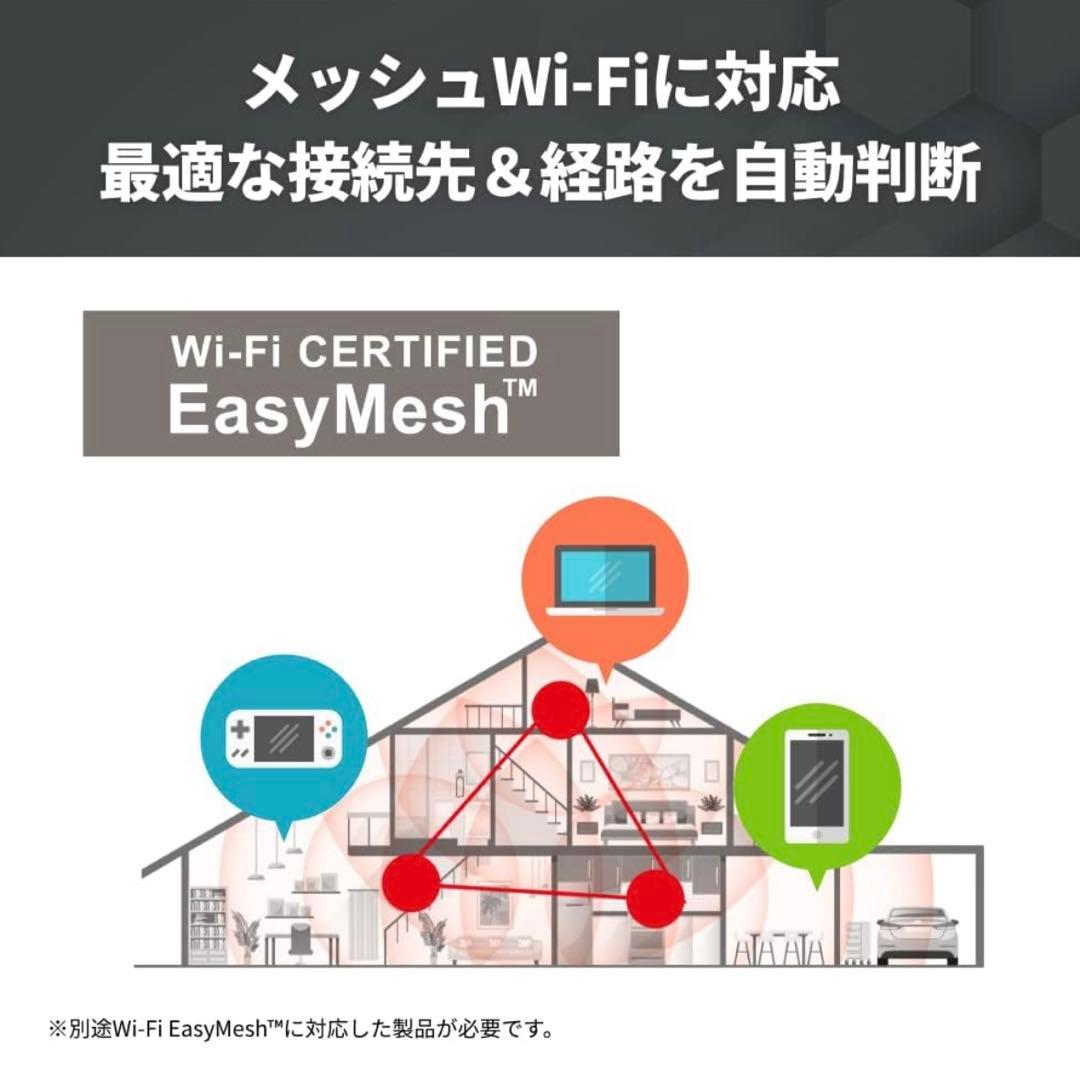 美品　無線LANルーター　バッファローWSR-6000AX8P/NMB