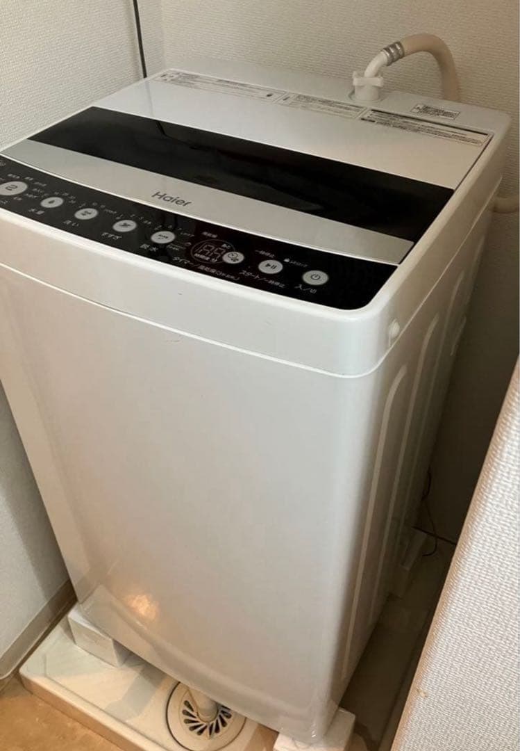 【匿名配送】ハイアール 全自動電気洗濯機　JW-C45D 2019年
