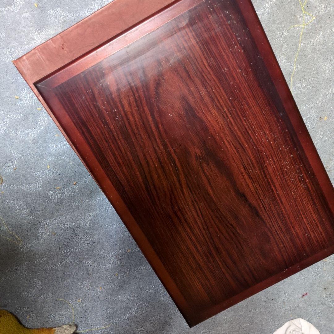 高級華台 深い赤色 木製