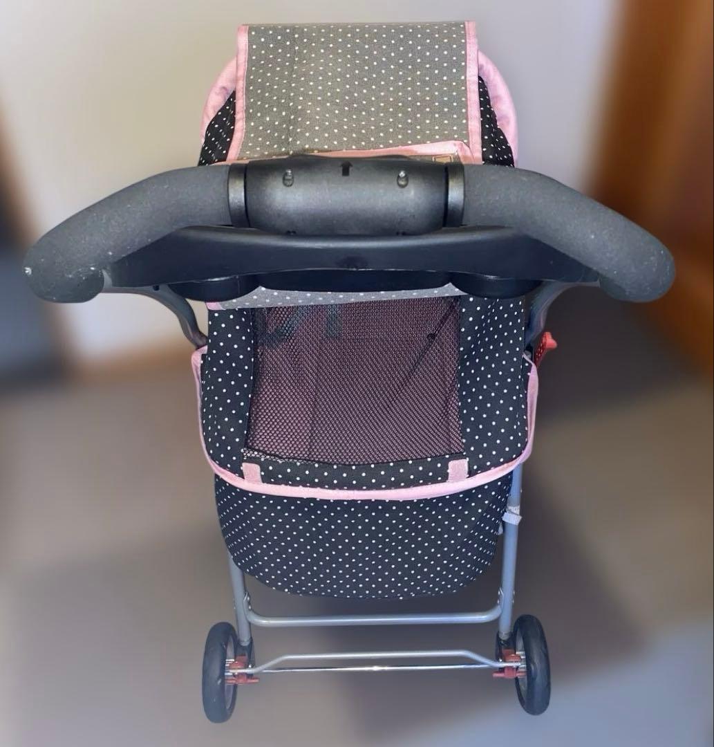 【引き取り希望】ペットカート前輪が2輪のため安定感あり！3輪と4輪のいいとこどり