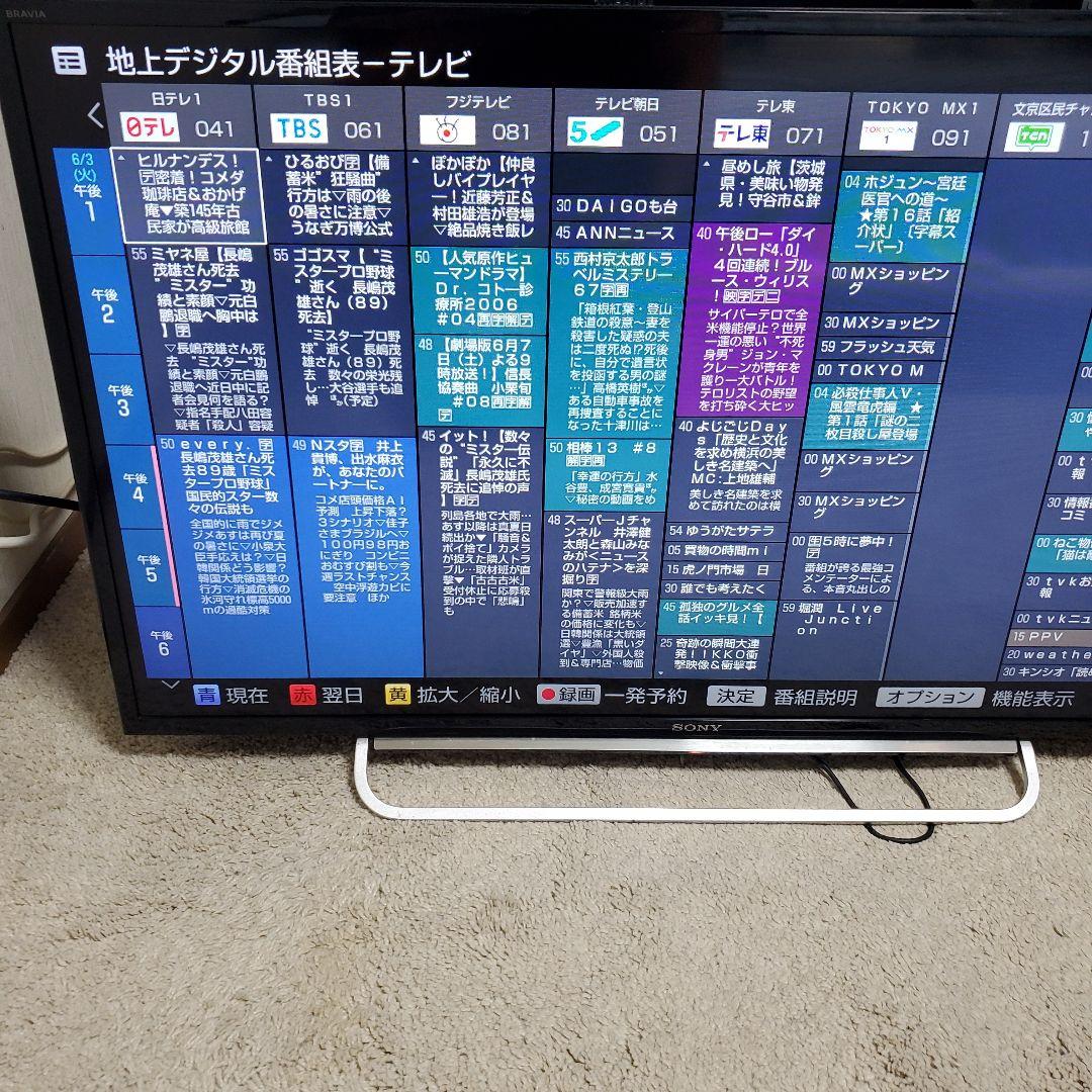 SONY KDL-40W600B 2014年製