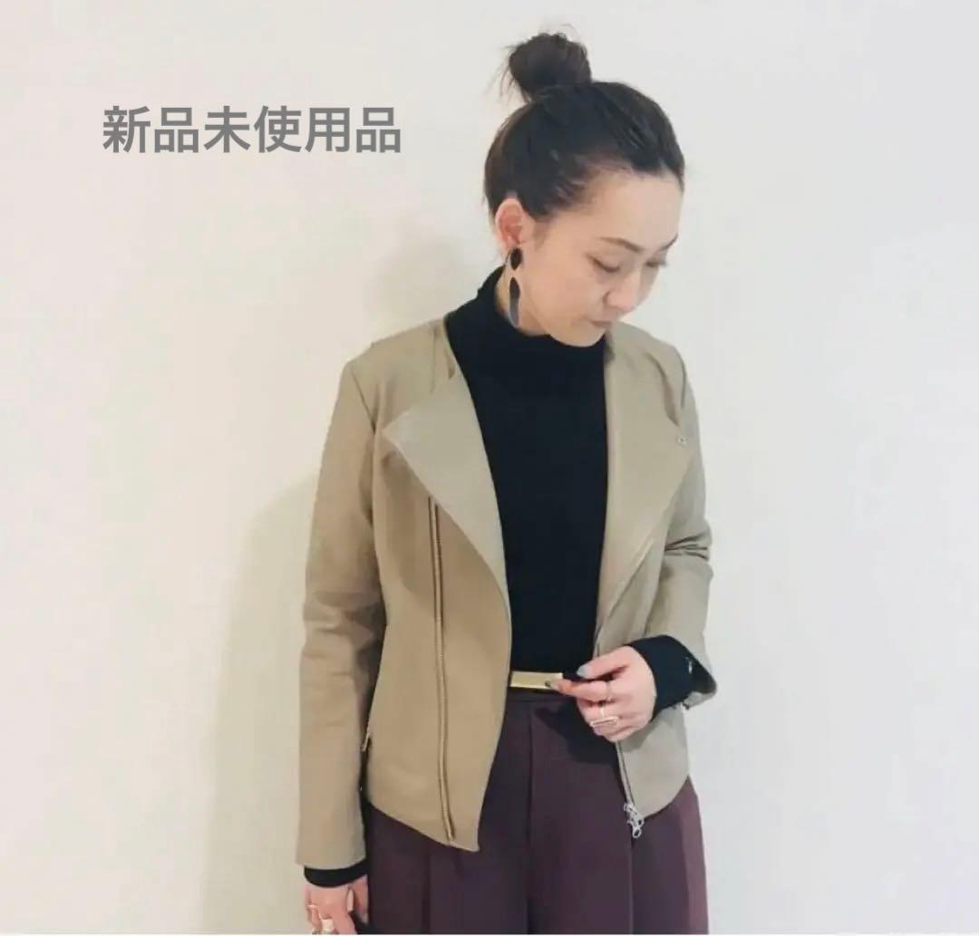 RIVE DROITE リヴドロワ レザージャケット ノーカラー ライダース