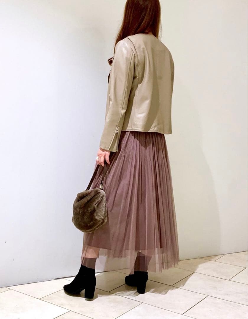 RIVE DROITE リヴドロワ レザージャケット ノーカラー ライダース