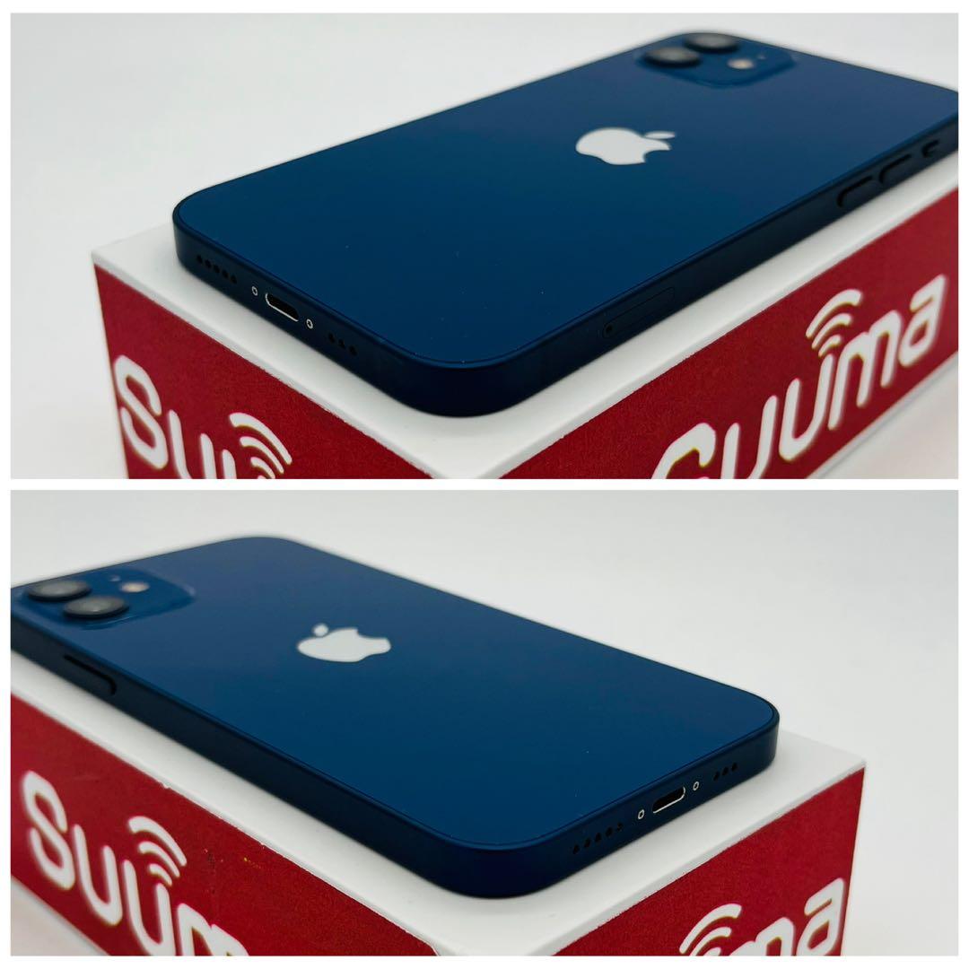 A 100% iPhone 12 128 GB SIMフリー ブルー 本体