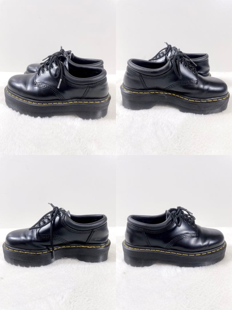 ドクターマーチン 8053 QUAD 厚底5ホール レザーシューズ UK4