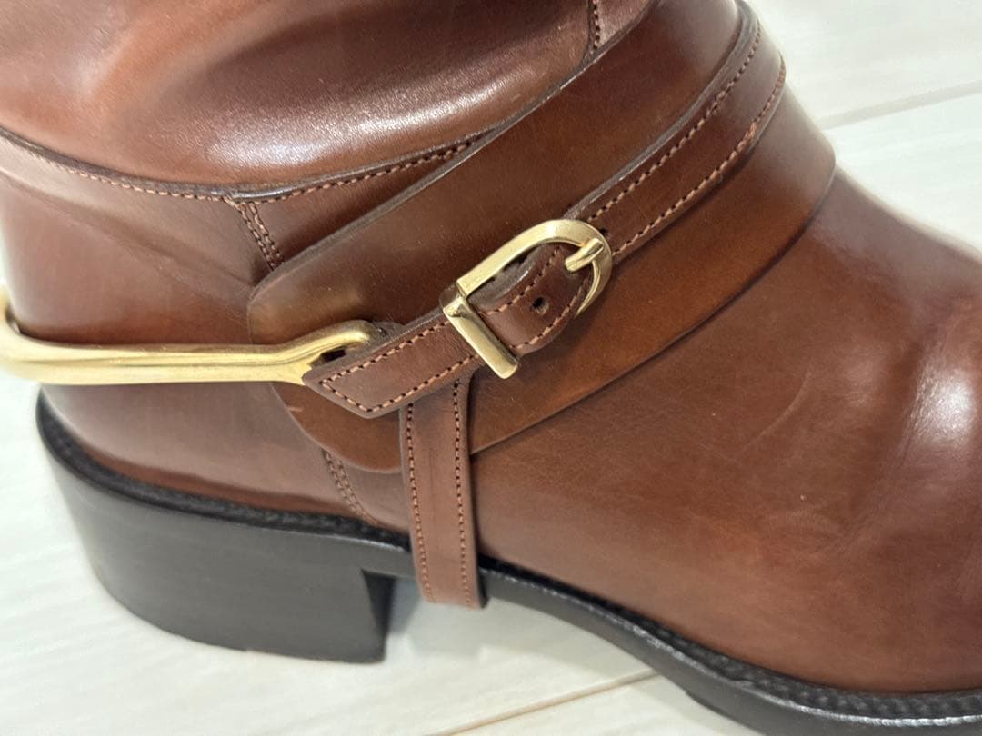 お正月限定価格！SARTORE ジョッキーロングブーツ本革　イタリア製　35.5