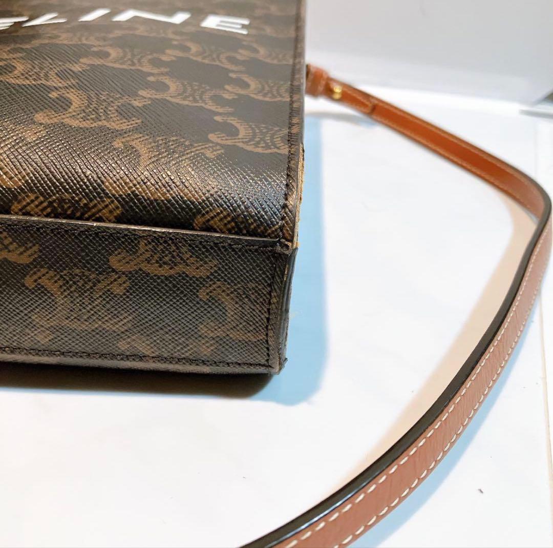 CELINE セリーヌ　トリオンフ ミニ バーティカルカバ　ショルダーバッグ