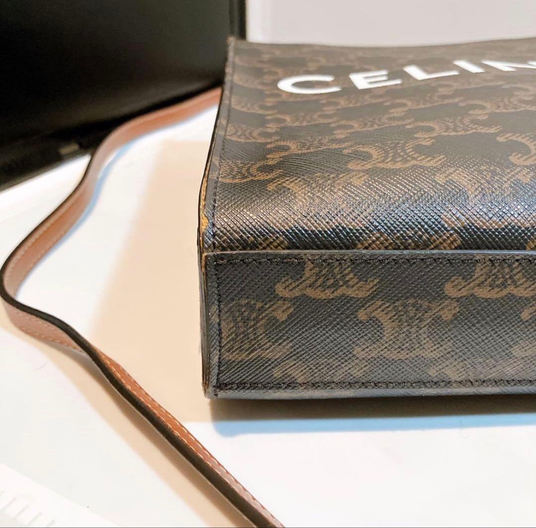 CELINE セリーヌ　トリオンフ ミニ バーティカルカバ　ショルダーバッグ