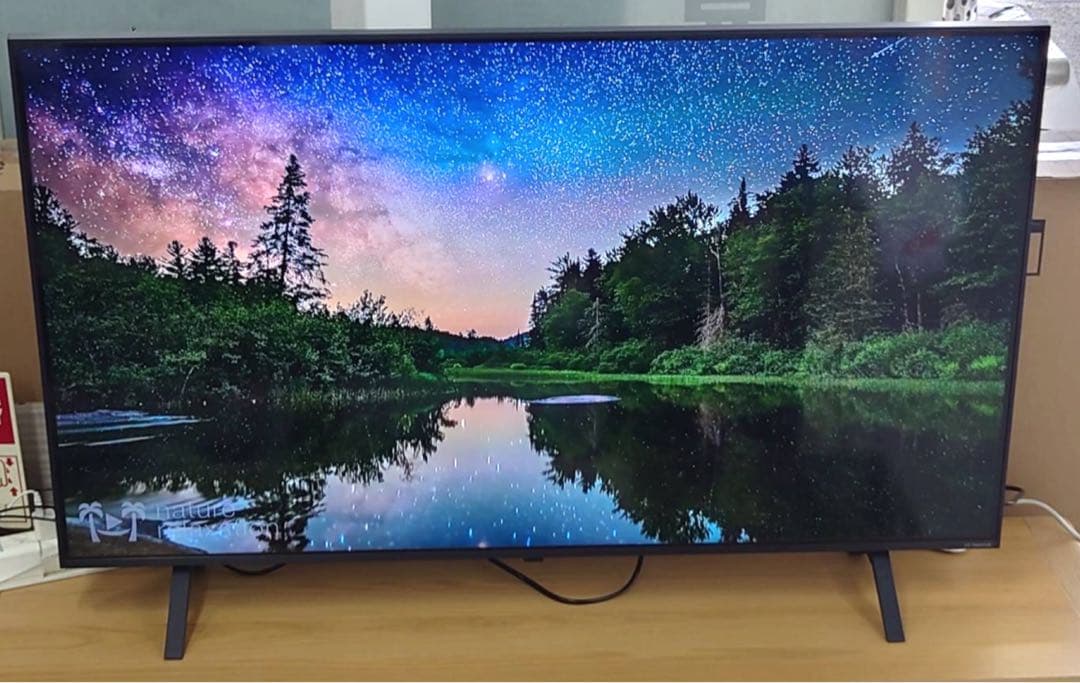 LG 50V型 4Kスマートテレビ 50NANO80AJA 2025年製