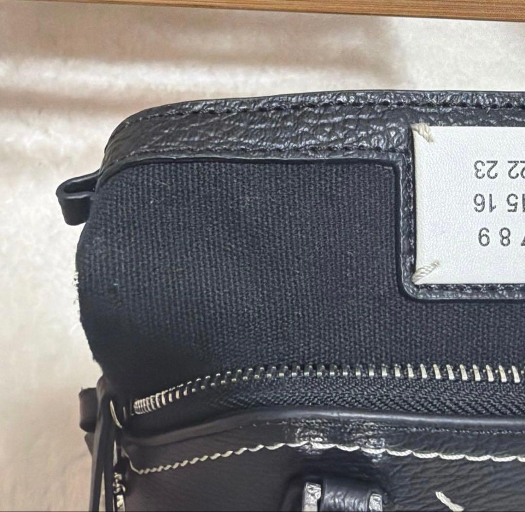 マルジェラ ショルダーバッグ　2way ブラック 5AC マイクロ