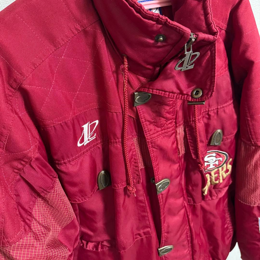 レア古着 90s スターター 風 PROLINE 赤 ナイロンジャケット