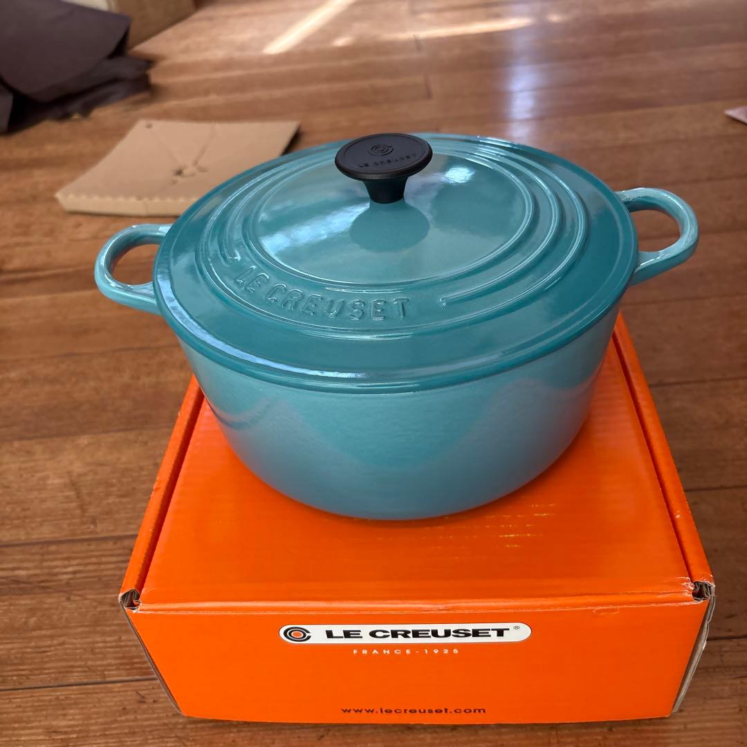 ル・クルーゼ　ブルー　22センチ