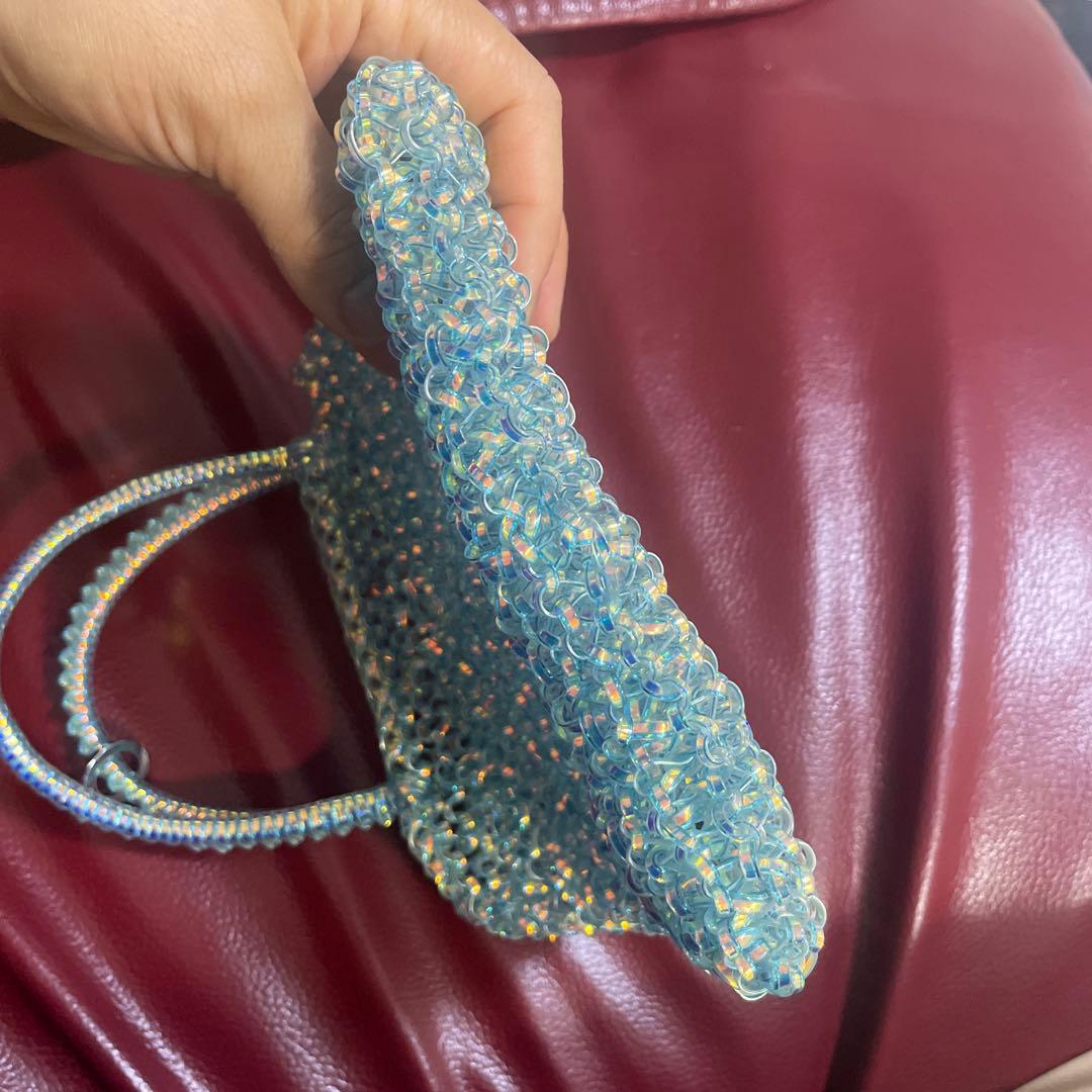 アンテプリマ ワイヤーバッグ スタンダード ハンドバッグ グリーン