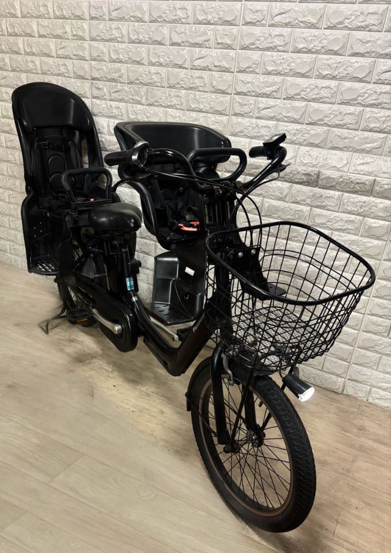 ✨美品✨室内保管✨人気カラー✨パナソニック ギュットアニーズ　子供乗せ電動自転車