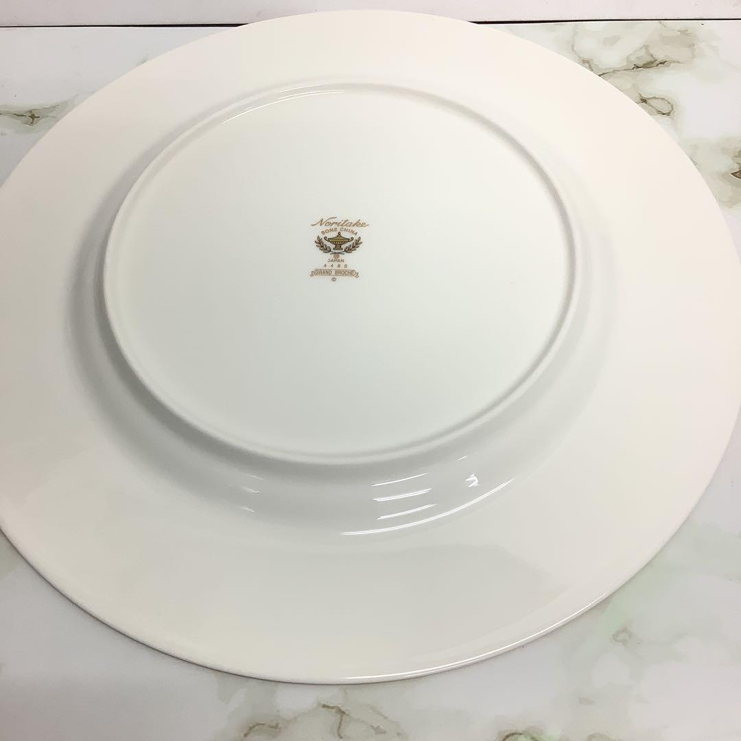 た*ん様 新品　ノリタケ　Noritake グランブロシェ 4枚　27.5 プレ