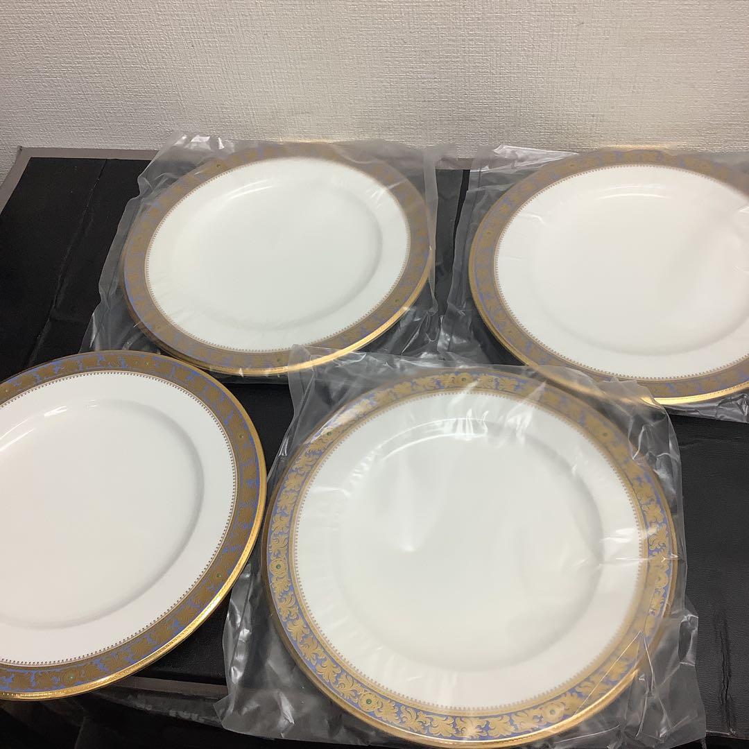 た*ん様 新品　ノリタケ　Noritake グランブロシェ 4枚　27.5 プレ