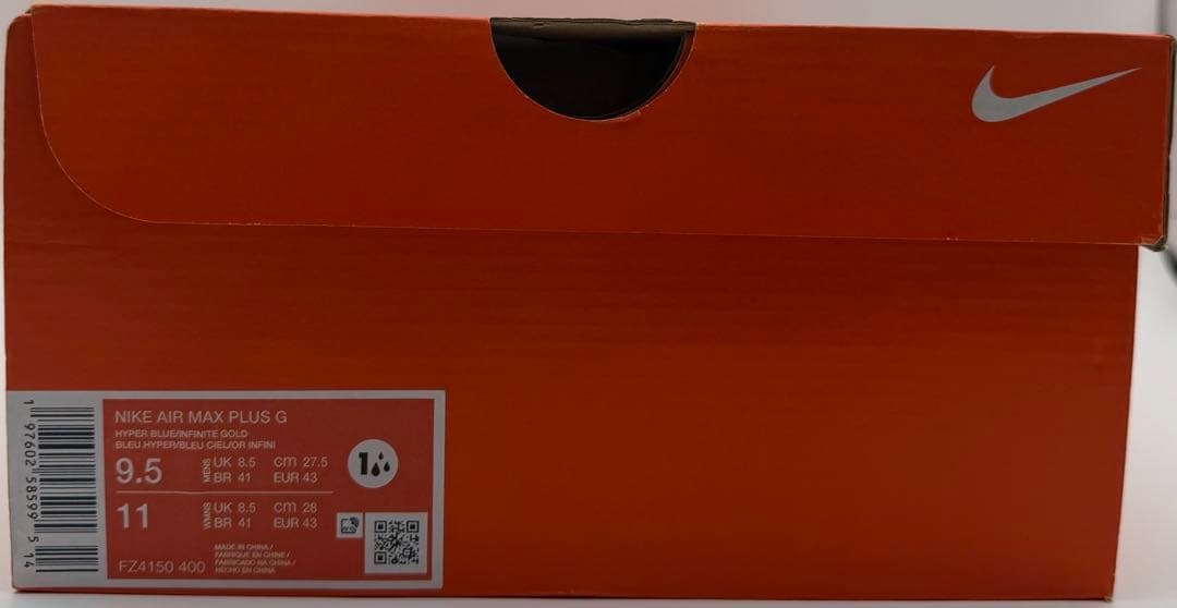 ナイキ AIR MAX PLUS G エアマックスプラス ゴルフ 27.5cm