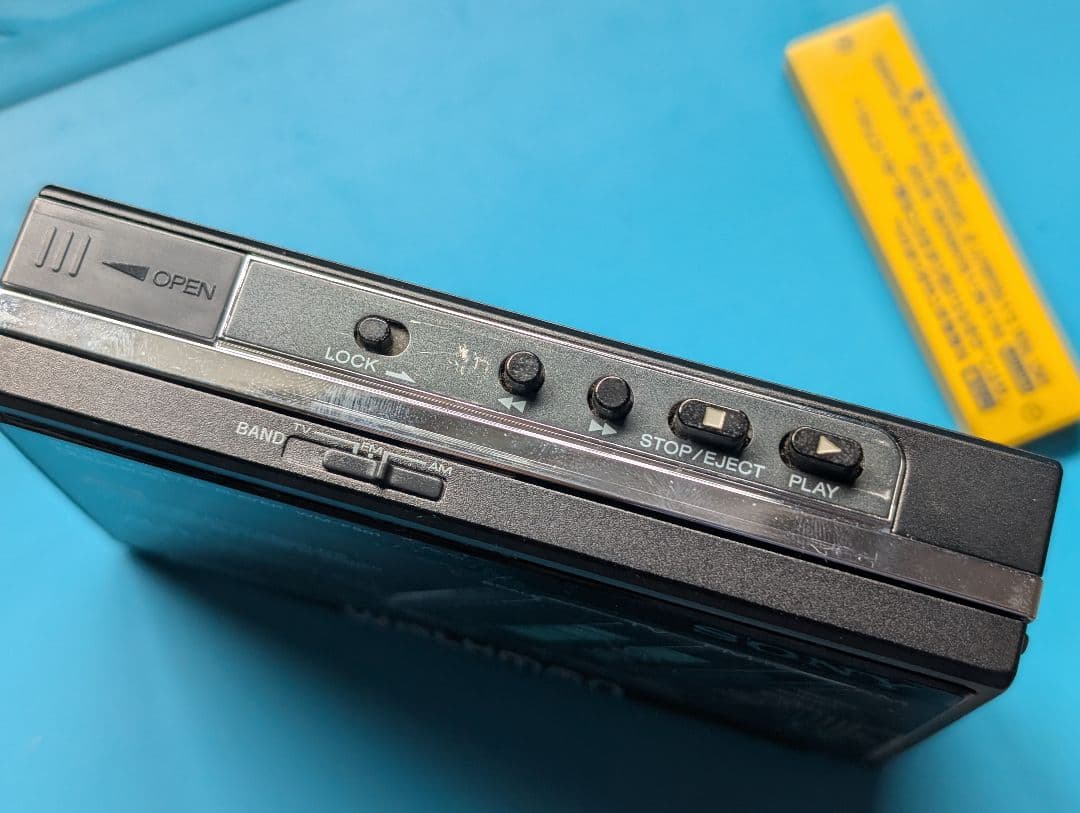 1987年式！　Sony　WM-F501　ウォークマン　カセットテープ　ソニー