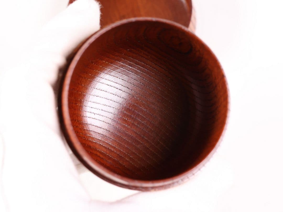 専用品 茶道具 中出松峰 欅拭漆 蔦蒔絵 中棗 共箱 木製 漆芸【MA907】