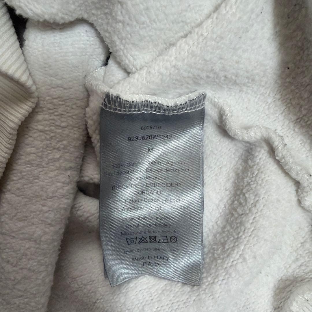 Dior ホワイト スウェット トレーナー　カウズコラボ