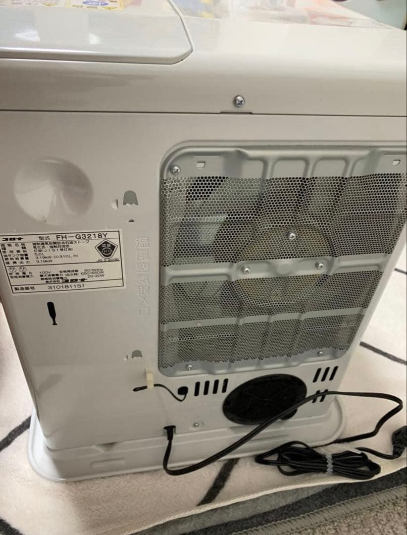✨コロナ✨灯油ファンヒーター FH-G3218Y-W