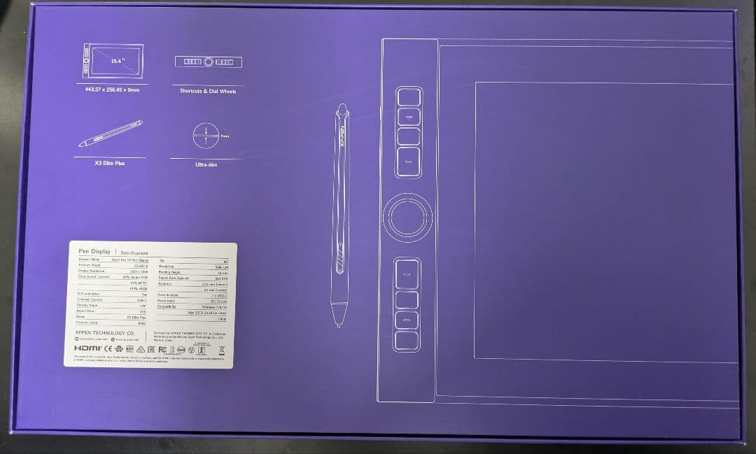 液タブ・ペンタブ XPPEN artist pro 16