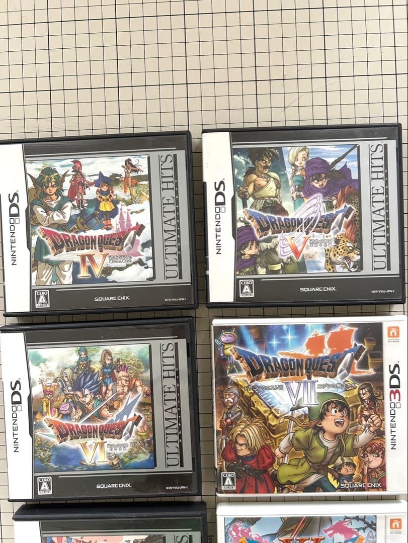 ニンテンドーDS/3DS用ソフト 7本セット　ドラクエ4 5 6 7 9 11他