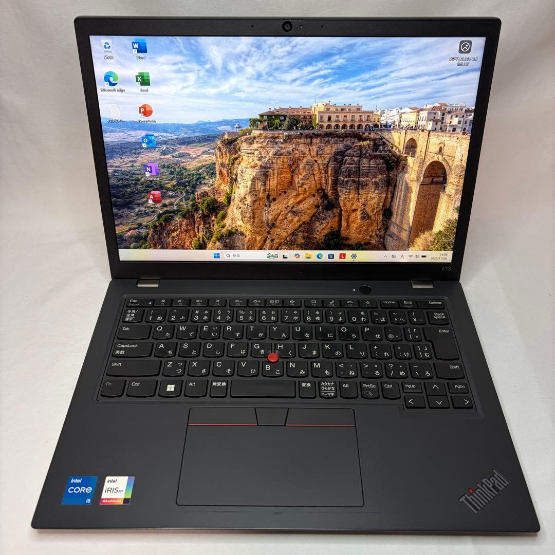 美品 ThinkPad L13 Gen4 第13世代 i5 16GB WUXGA