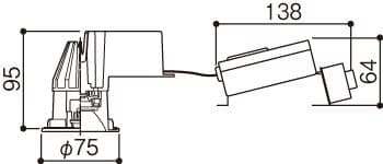 Panasonic 黒のダウンライト 6個セット22年製(Z-2504JK3)