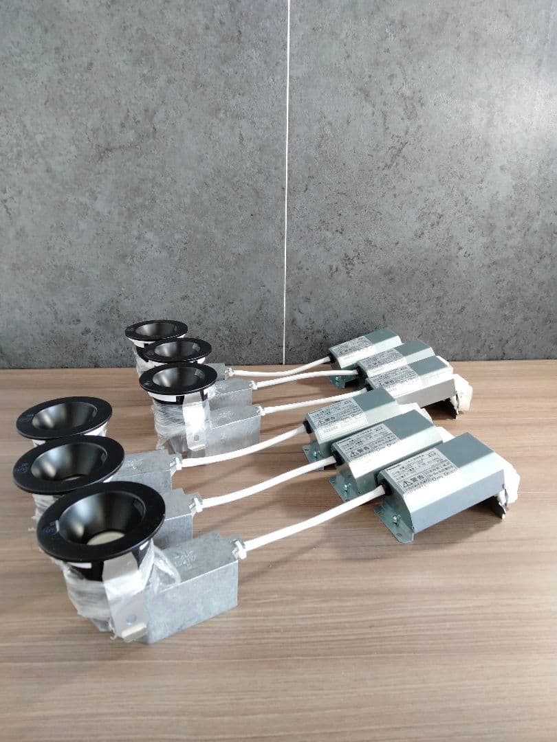 Panasonic 黒のダウンライト 6個セット22年製(Z-2504JK3)