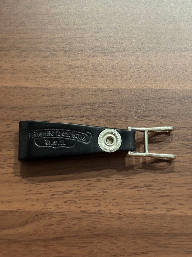 クロムハーツ BELT LOOP クロスボールレザーベルトループ　極美品