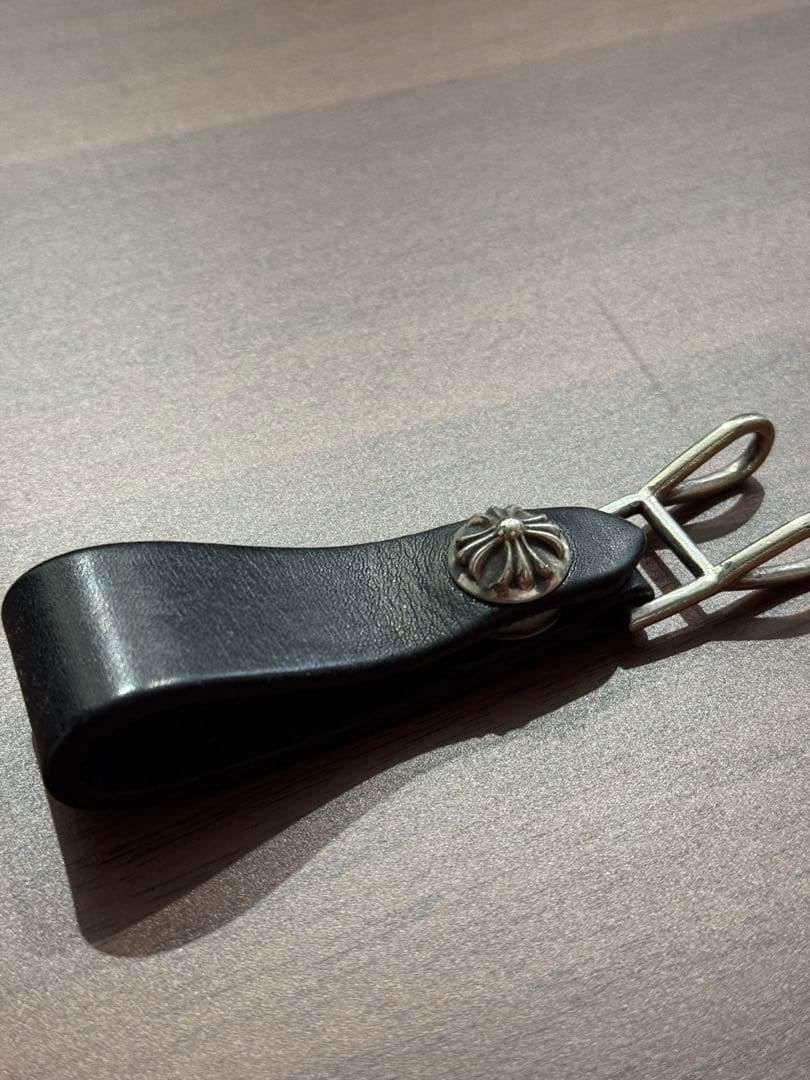 クロムハーツ BELT LOOP クロスボールレザーベルトループ　極美品