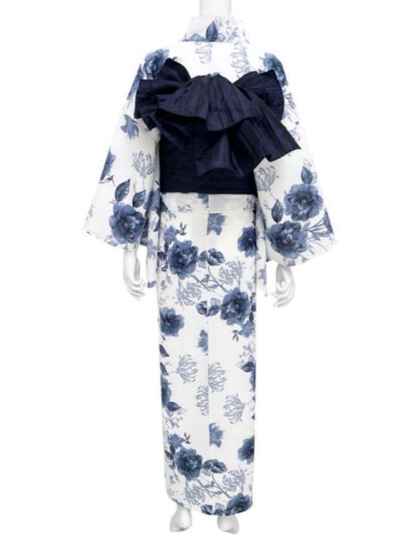 GRL グレイル 水彩花柄浴衣セット[gi1519] 青 ブルー