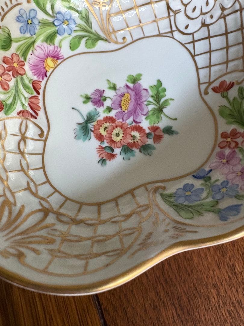 ドレスデン磁器 カール・ティーメ工房 コンポート