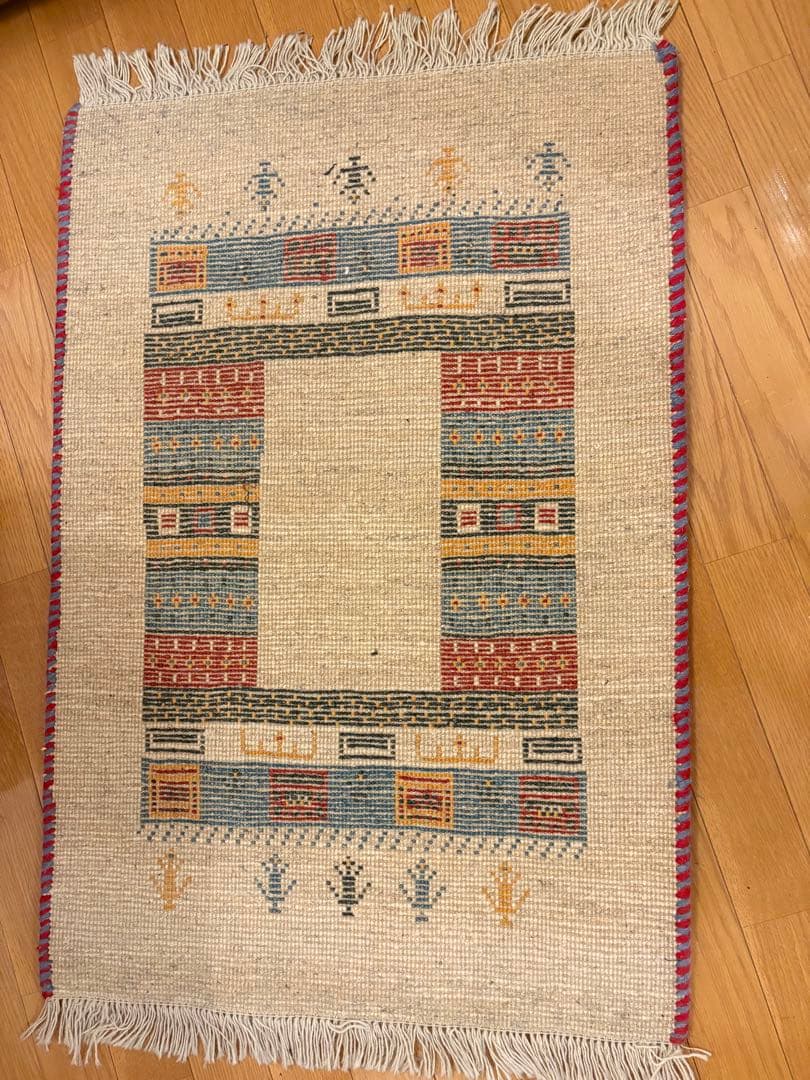 ギャッベ マット ラグ 60×100cm ウール