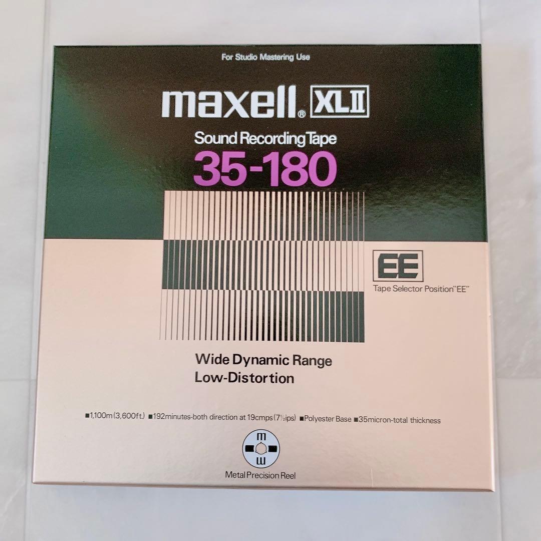 オープンリールテープ　マクセル　maxell 35-180 XLI XLII